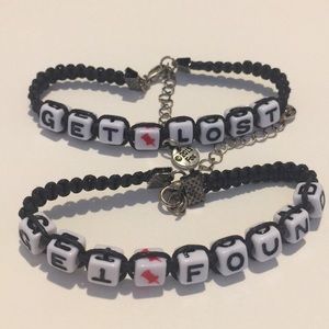 Paper Towns Get Lost Get Found Cord Bracelets